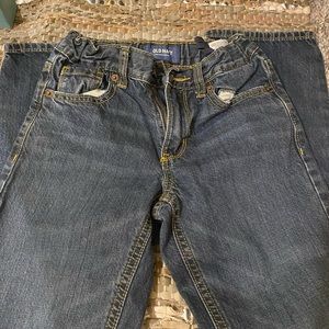2 Pairs of Old Navy Boys Straight Slim Jeans